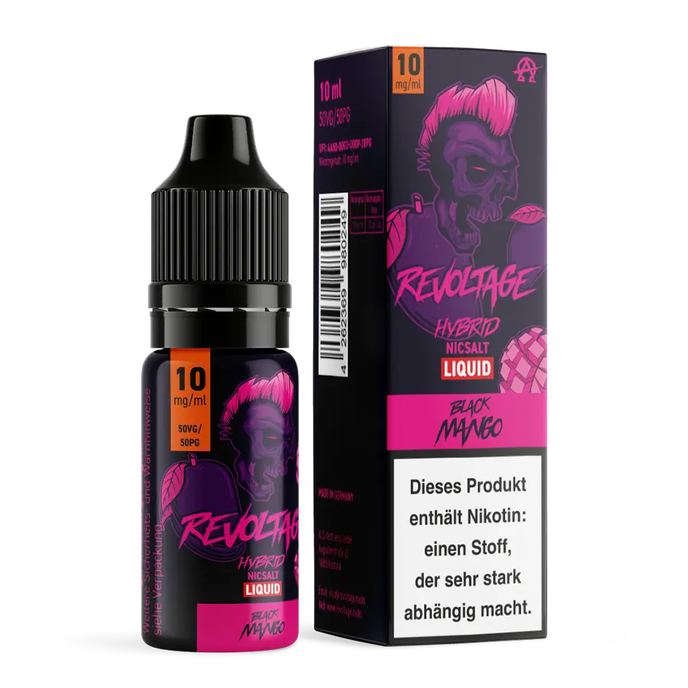 Liquid Black Mango - Revoltage Hybrid Nikotinsalz 10mg 