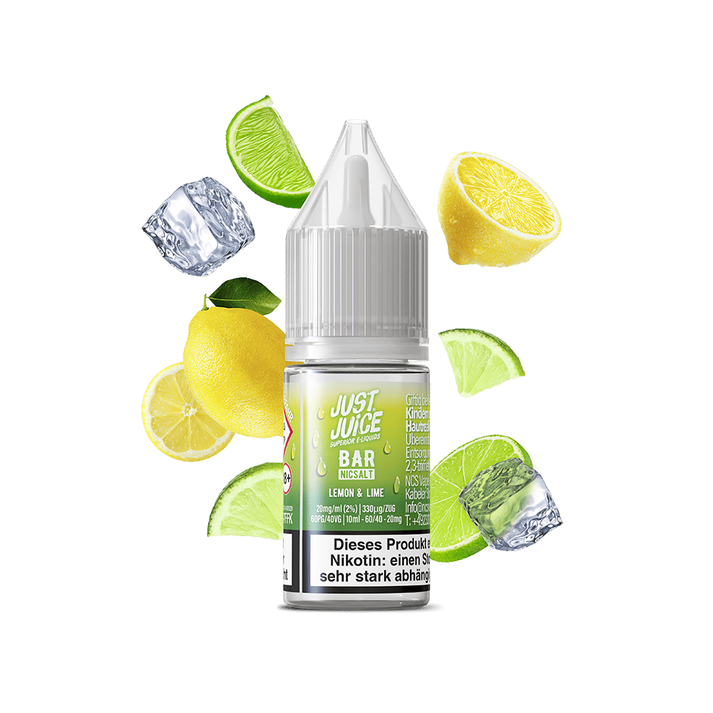 Liquid Lemon & Lime - Just Juice Bar Nikotinsalz