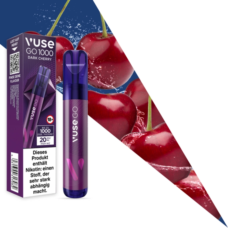 Vuse GO 1000 Dark Cherry 20mg Vuse GO 1000 Dark Cherry 20mg