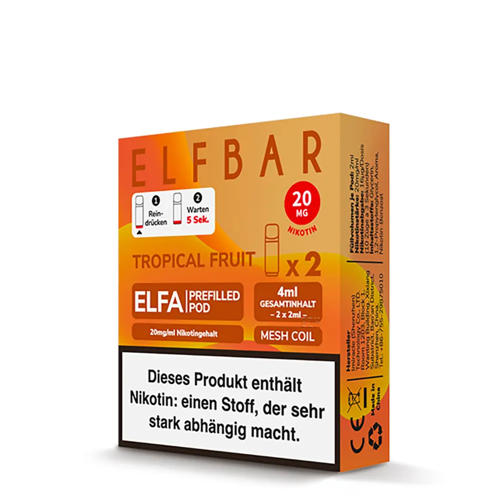 Elfbar - Elfa Pods Tropical Fruit Nikotinsalz 20mg