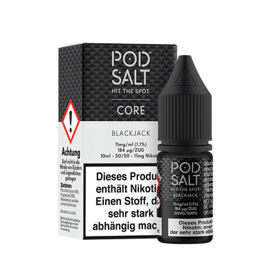 Liquid Blackjack - Pod Salt Core Nikotinsalz Liquid Blackjack - Pod Salt Core Nikotinsalz