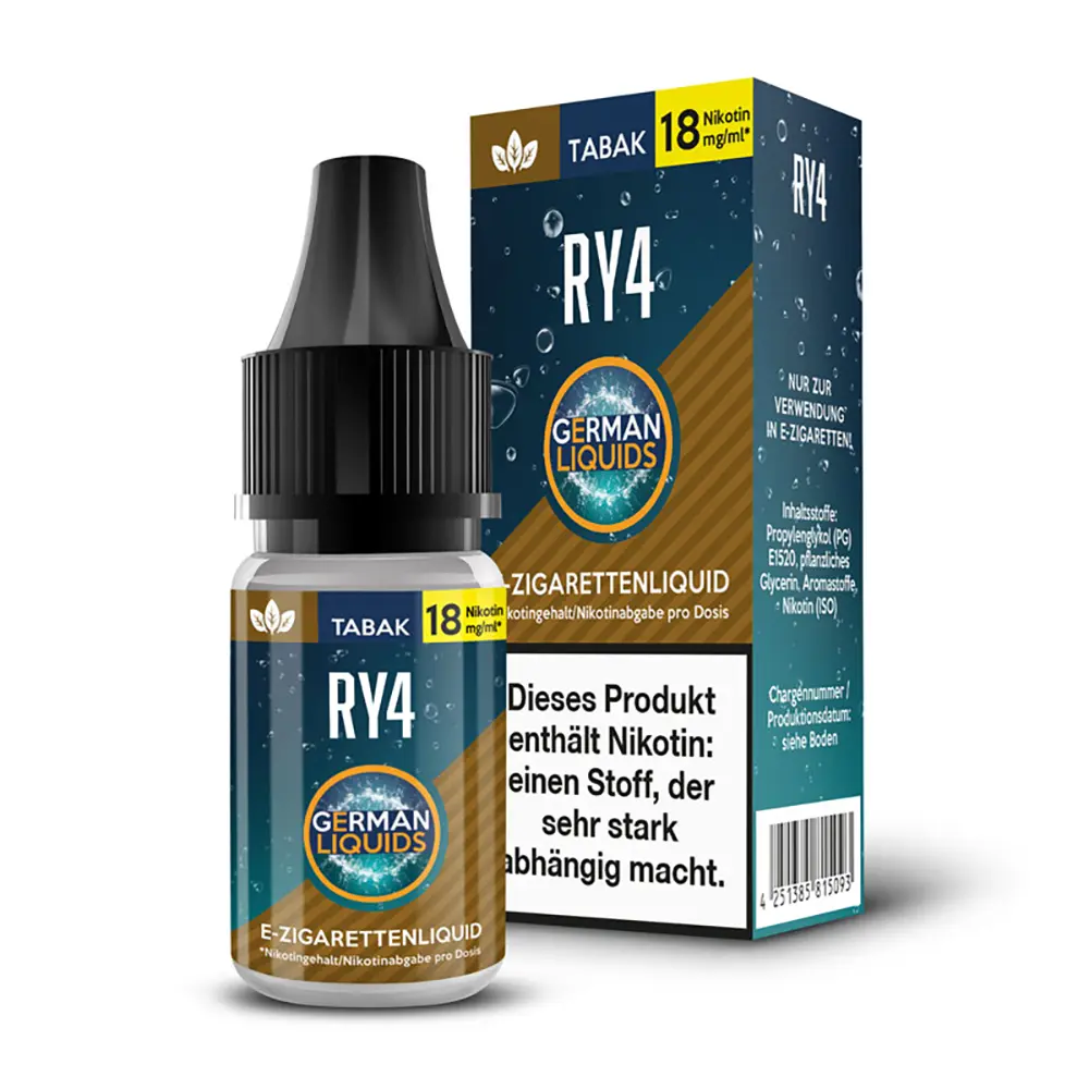 Liquid RY4 18mg - German Liquids Liquid RY4 18mg - German Liquids