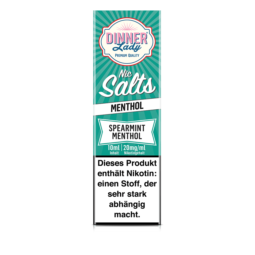 Liquid Spearmint Menthol - Dinner Lady Nikotinsalz 20mg