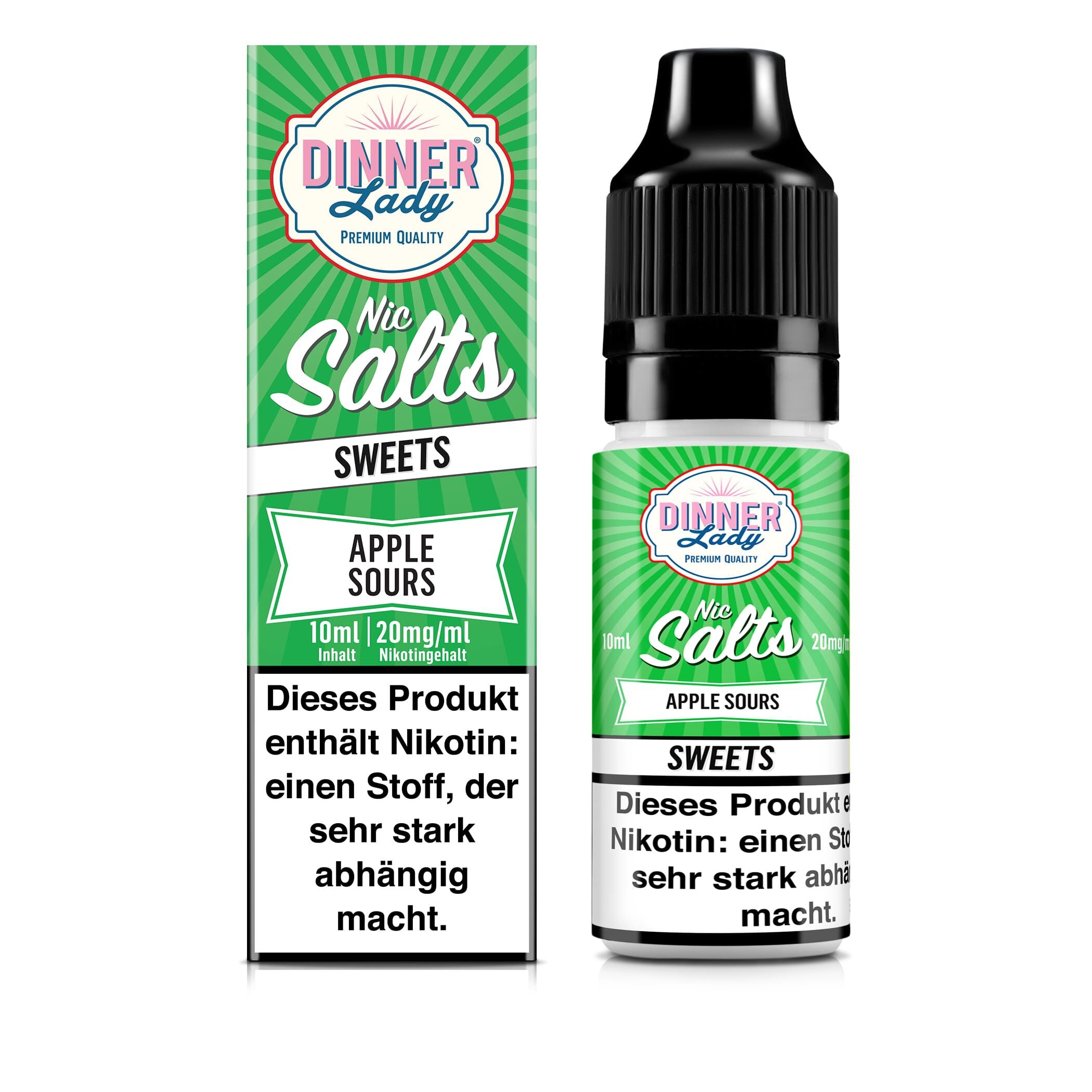 Liquid Apple Sours - Dinner Lady Nikotinsalz 20mg Liquid Apple Sours - Dinner Lady Nikotinsalz 20mg