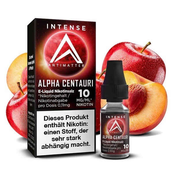Liquid Alpha Centauri - Antimatter Intense Nikotinsalz 10mg Liquid Alpha Centauri - Antimatter Intense Nikotinsalz 10mg
