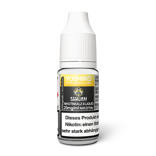 Samurai Yoshiro Zitronenkuchen Nikotinsalz Liquid 10ml