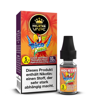 Holster Nikotinsalz - Rico Punch - Liquid 5mg Holster Nikotinsalz - Rico Punch - Liquid 5mg