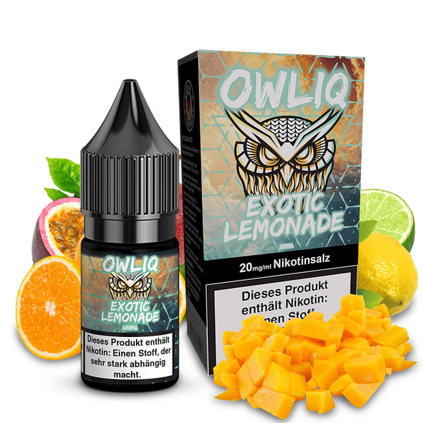 OWLIQ Nikotinsalz - Exotic Lemonade - 10ml Liquid 20mg  C