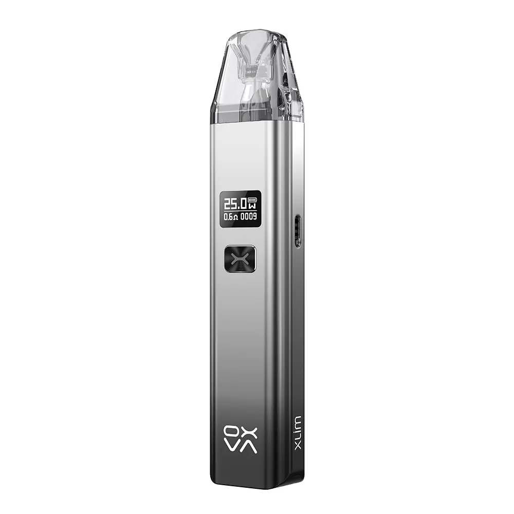 Oxva Xlim Kit V2 Shiny Silver Black - neue Version