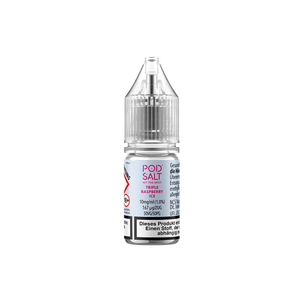 Liquid Triple Raspberry Ice - Pod Salt Xtra Nikotinsalz 10mg