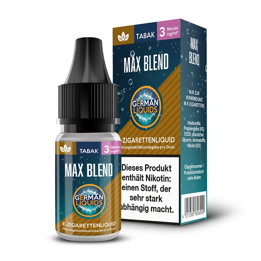 Liquid Max Blend 3mg - German Liquids