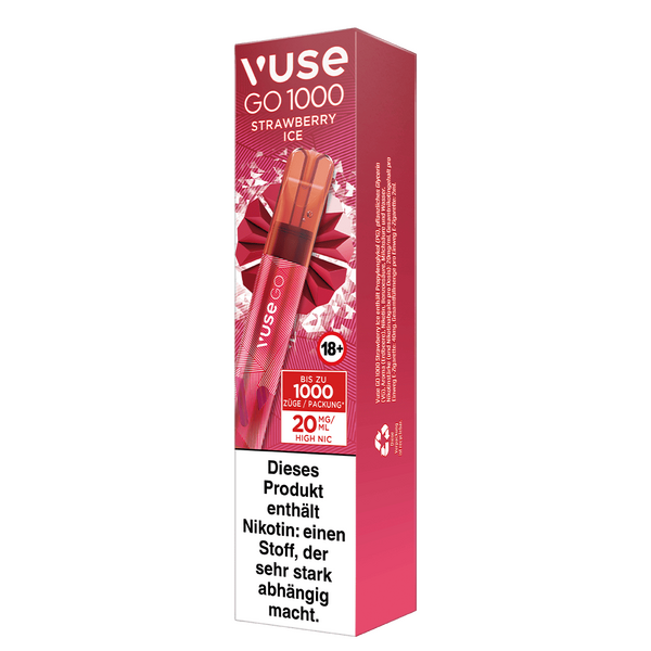 Vuse GO 1000 Strawberry Ice 20mg
