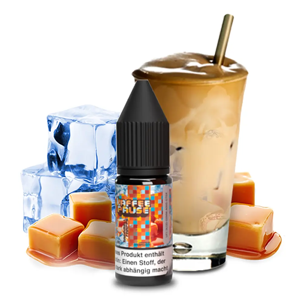 Liquid Karamell Frappe Ice - Kaffeepause by Steamshots Nikotinsalz 20mg Liquid Karamell Frappe Ice - Kaffeepause by Steamshots Nikotinsalz 20mg