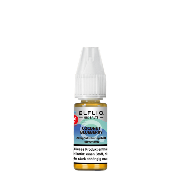 Elfliq by Elfbar Nikotinsalz - Coconut Blueberry - Liquid 20mg Elfliq by Elfbar Nikotinsalz - Coconut Blueberry - Liquid 20mg