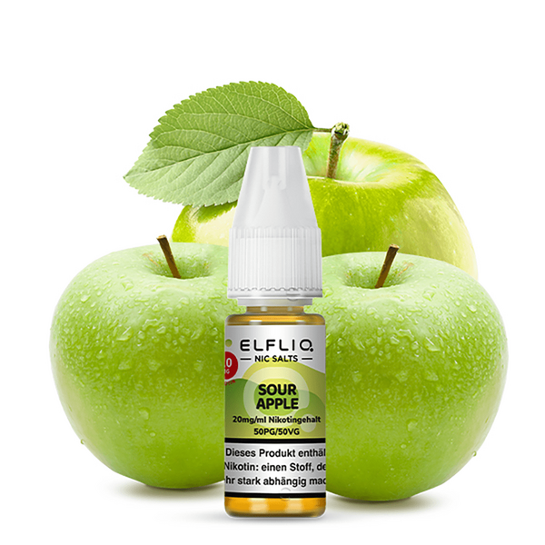 Liquid Sour Apple - Elfliq Nikotinsalz Liquid Sour Apple - Elfliq Nikotinsalz