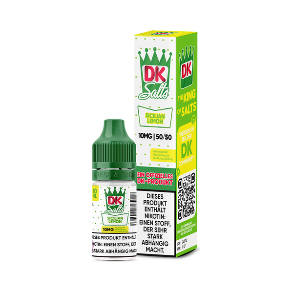 DK Salts Nikotinsalz - Sicilian Lemon - Liquid 10mg 10ml