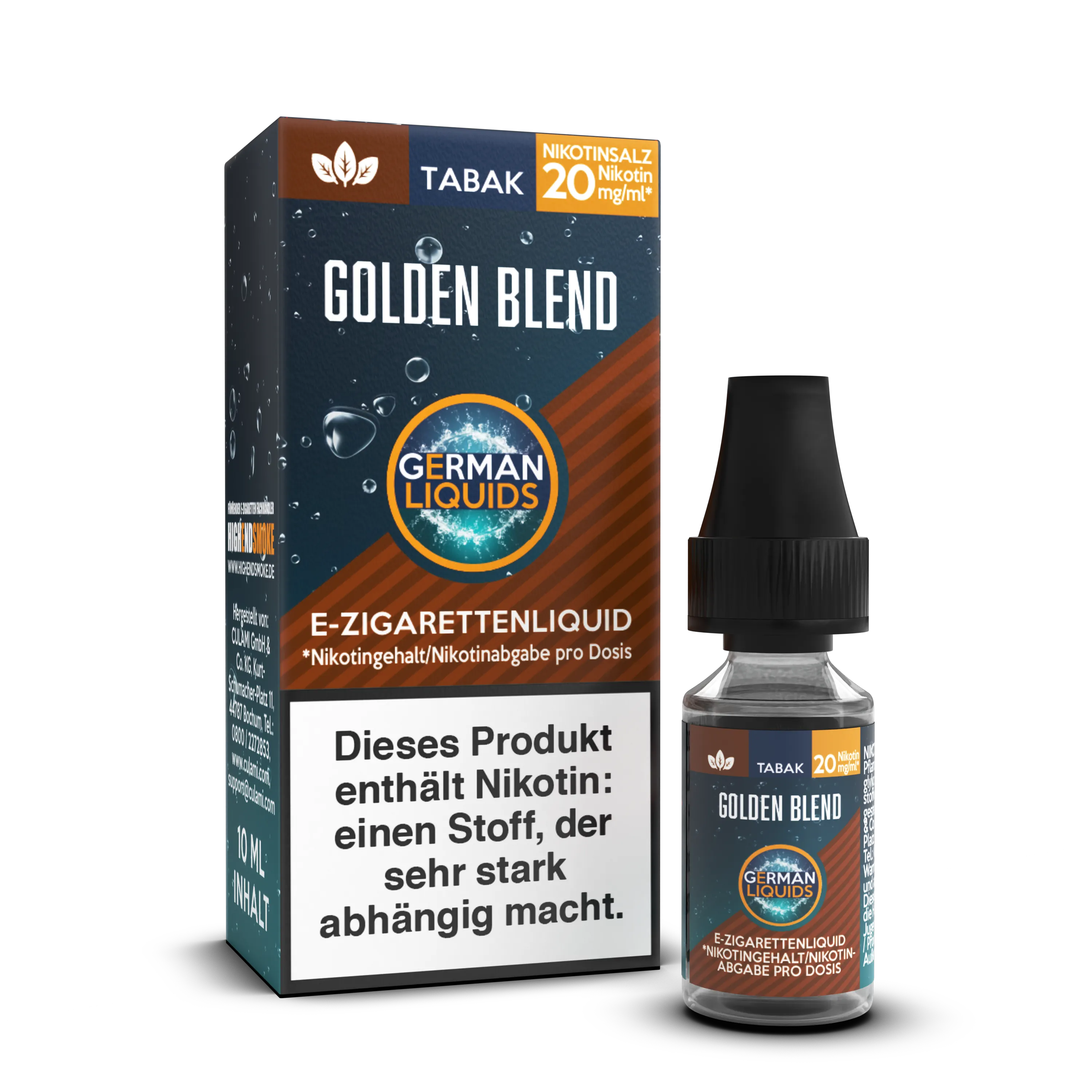 Liquid Golden Blend - German Liquids Nikotinsalz 20mg Liquid Golden Blend - German Liquids Nikotinsalz 20mg