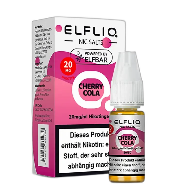 Liquid Cherry Cola - Elfliq Nikotinsalz 20mg Liquid Cherry Cola - Elfliq Nikotinsalz 20mg