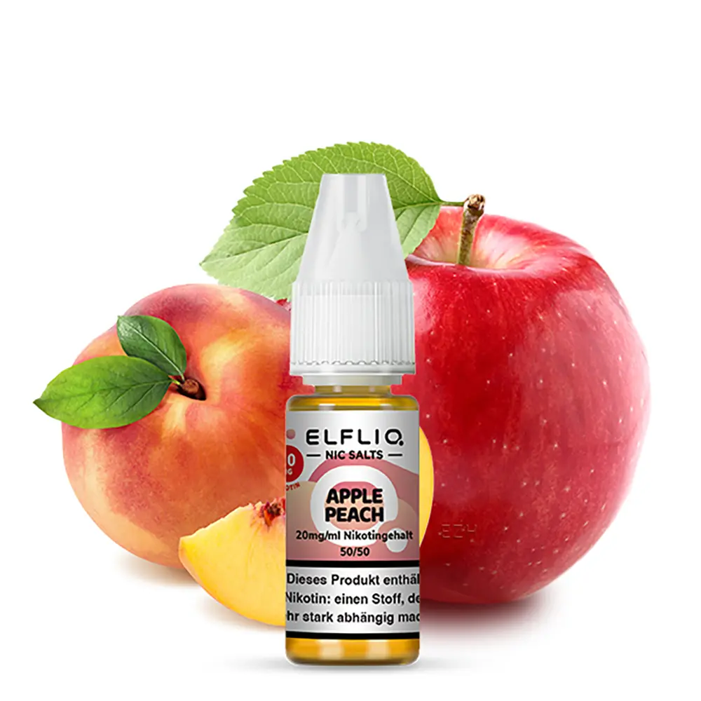 Liquid Apple Peach - Elfliq Nikotinsalz 20mg Liquid Apple Peach - Elfliq Nikotinsalz 20mg