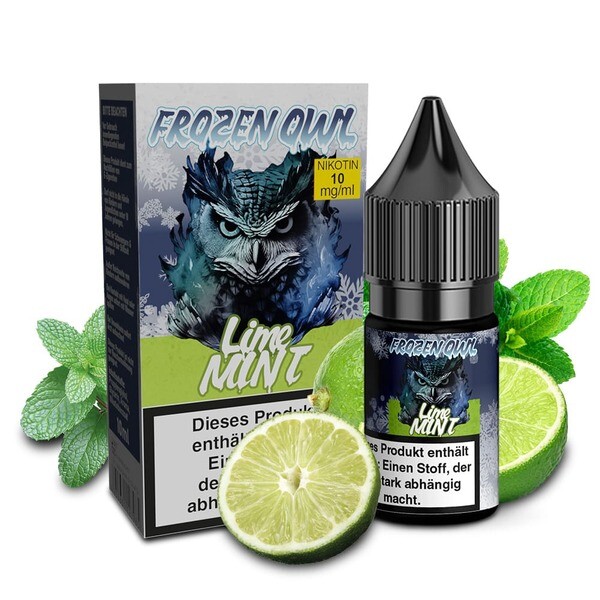 Liquid Lime Mint - Frozen OWL Nikotinsalz 10mg Liquid Lime Mint - Frozen OWL Nikotinsalz 10mg