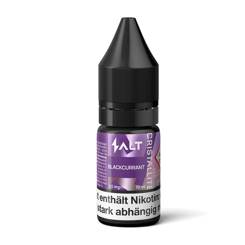 SALT Cristallite Nikotinsalz - Blackcurrant - 10ml Liquid 20mg  C