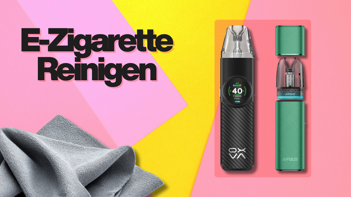 E-Zigarette reinigen: einfache Routine für zuverlässige Nutzung