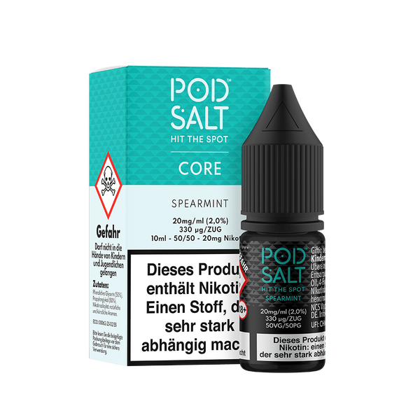 Liquid Spearmint - Pod Salt Core Nikotinsalz 20mg Liquid Spearmint - Pod Salt Core Nikotinsalz 20mg