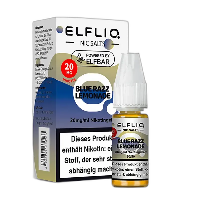 Liquid Blue Razz Lemonade - Elfliq Nikotinsalz 20mg