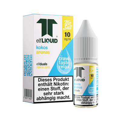 Elf-Liquid - Kokos Ananas - Nikotinsalz Liquid 10mg