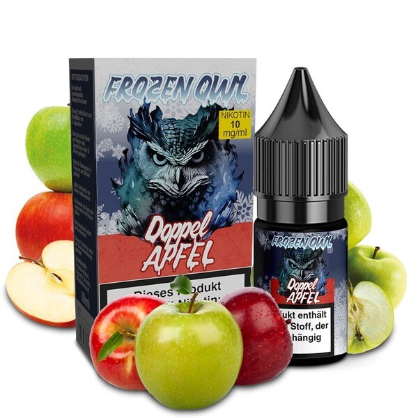 Liquid Doppelapfel - Frozen OWL Nikotinsalz Liquid Doppelapfel - Frozen OWL Nikotinsalz
