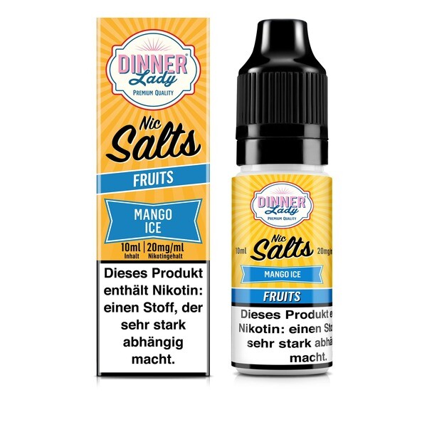 Liquid Mango Ice - Dinner Lady Nikotinsalz 20mg Liquid Mango Ice - Dinner Lady Nikotinsalz 20mg