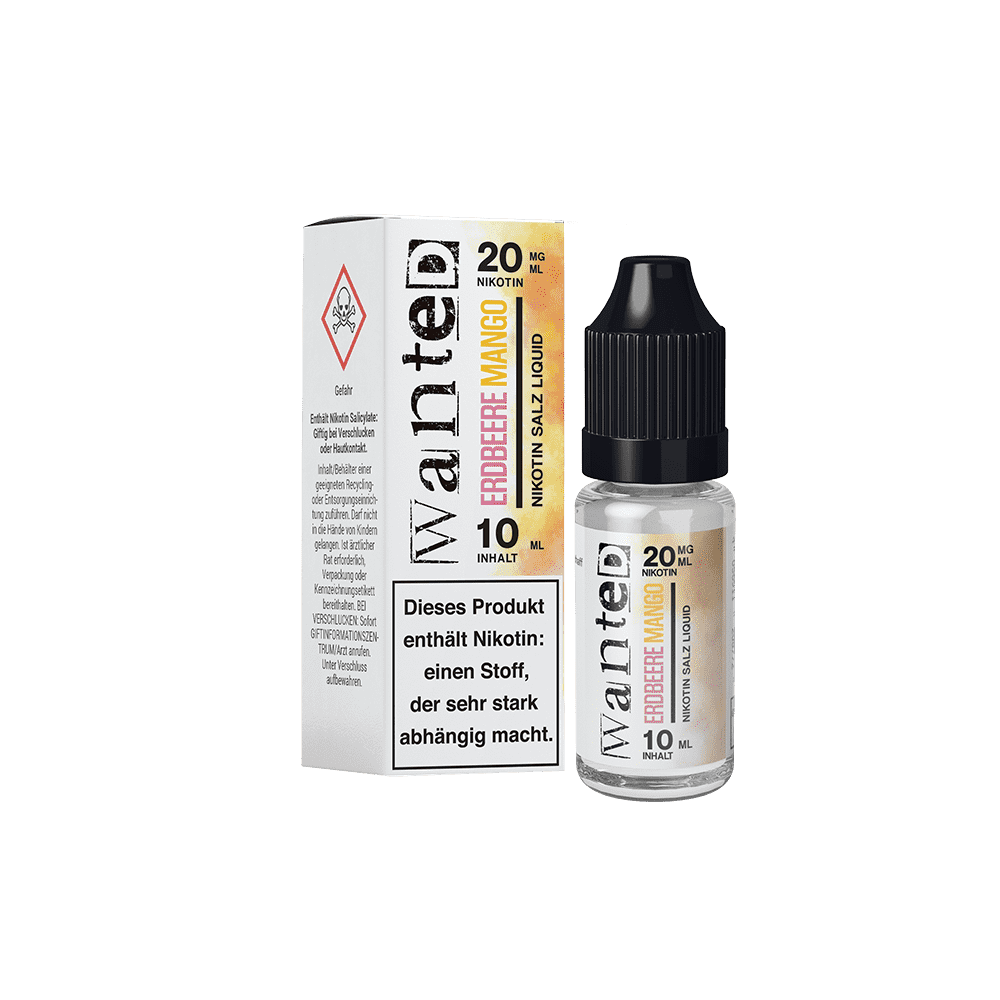 Liquid Erdbeere Mango - Wanted Overdosed Nikotinsalz Liquid Erdbeere Mango - Wanted Overdosed Nikotinsalz
