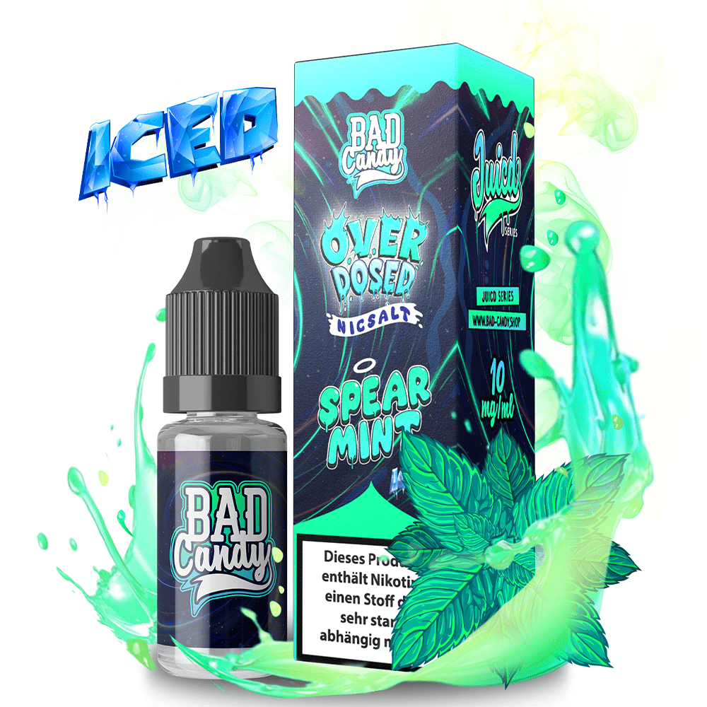 Liquid Spearmint Iced - Bad Candy Nikotinsalz 20mg Liquid Spearmint Iced - Bad Candy Nikotinsalz 20mg