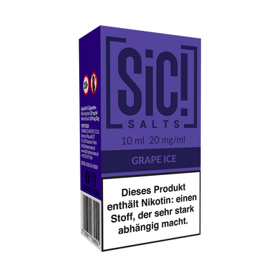 Liquid Grape Ice - SIC Nikotinsalz 20mg Liquid Grape Ice - SIC Nikotinsalz 20mg
