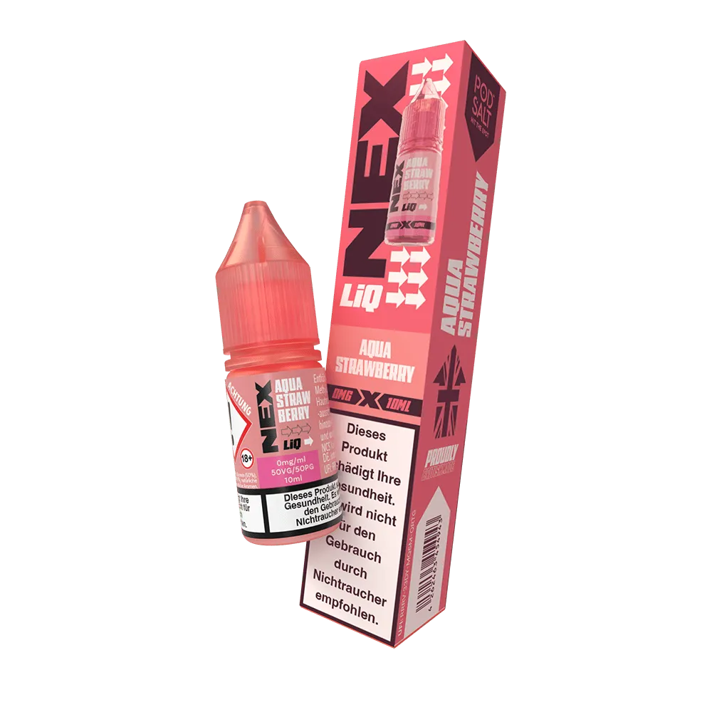 Liquid Aqua Strawberry - Nex Liq Nikotinsalz Liquid Aqua Strawberry - Nex Liq Nikotinsalz