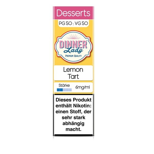 Liquid Lemon Tart - Dinner Lady 6mg Liquid Lemon Tart - Dinner Lady 6mg