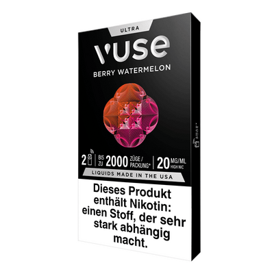 2x Vuse Ultra Pods Berry Watermelon 20mg 2x Vuse Ultra Pods Berry Watermelon 20mg