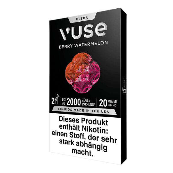 2x Vuse Ultra Pods Berry Watermelon 20mg 2x Vuse Ultra Pods Berry Watermelon 20mg