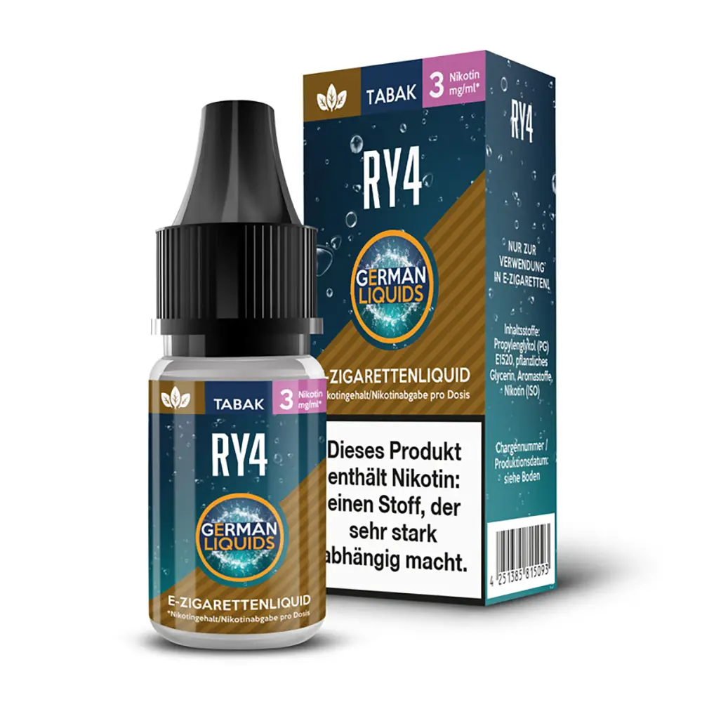 Liquid RY4 3mg - German Liquids Liquid RY4 3mg - German Liquids