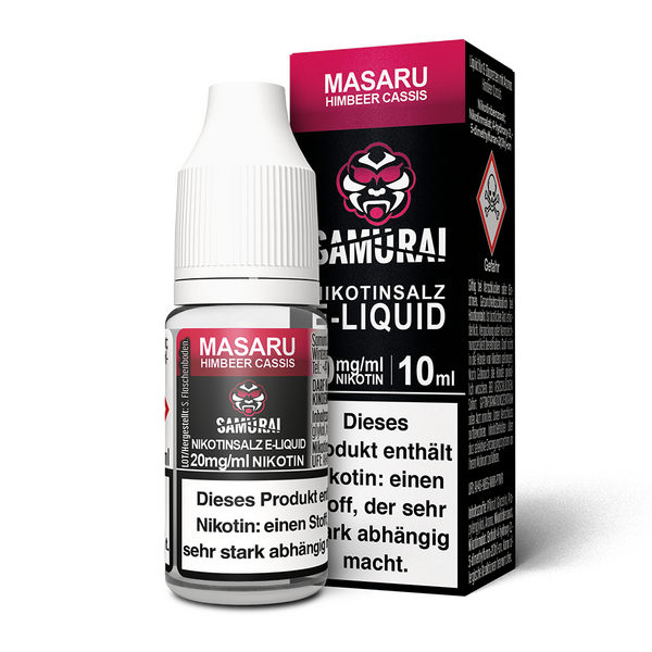 Liquid Masaru Himbeer Cassis - Samurai Nikotinsalz