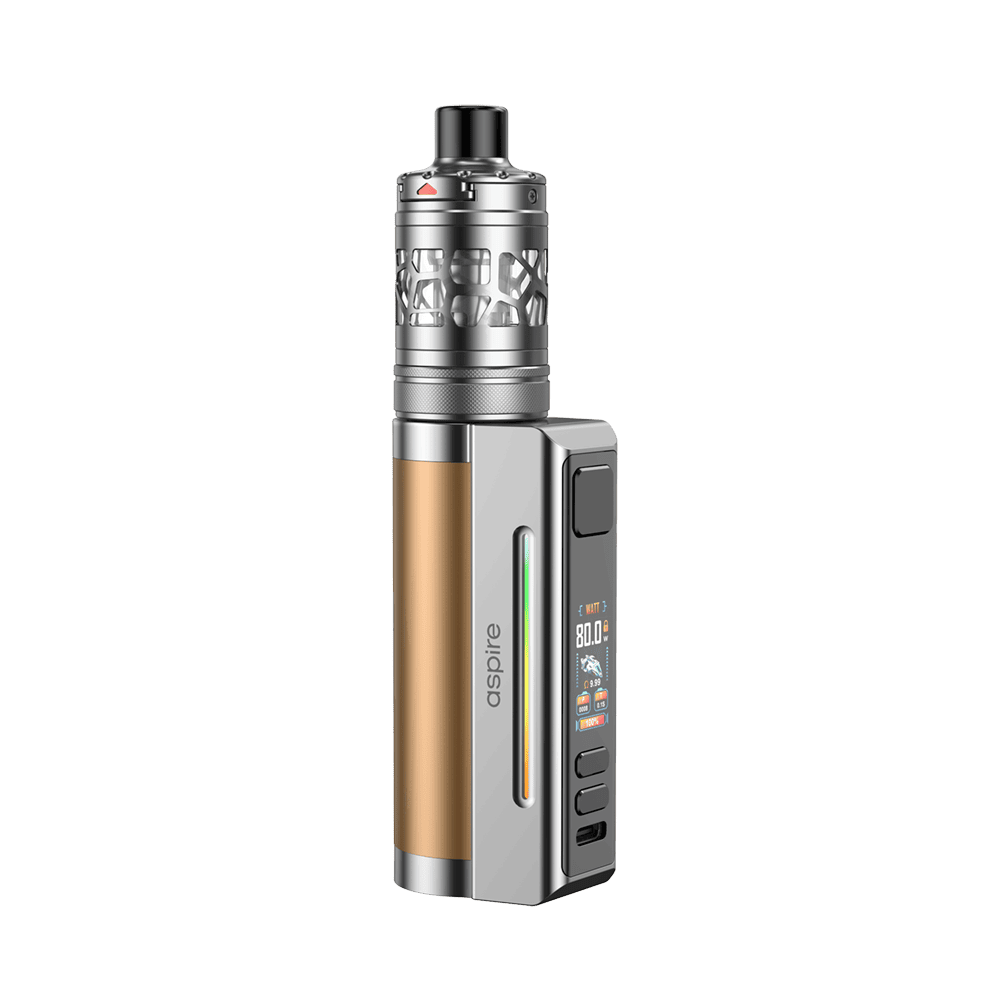 Aspire Zelos M80 Kit Silver Gold Aspire Zelos M80 Kit Silver Gold