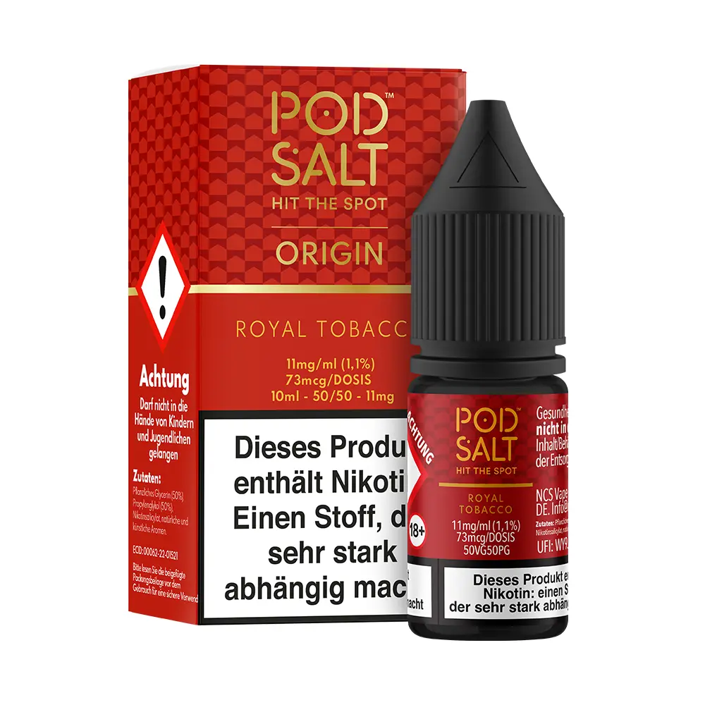 Liquid Royal Tobacco - Pod Salt Origin Nikotinsalz