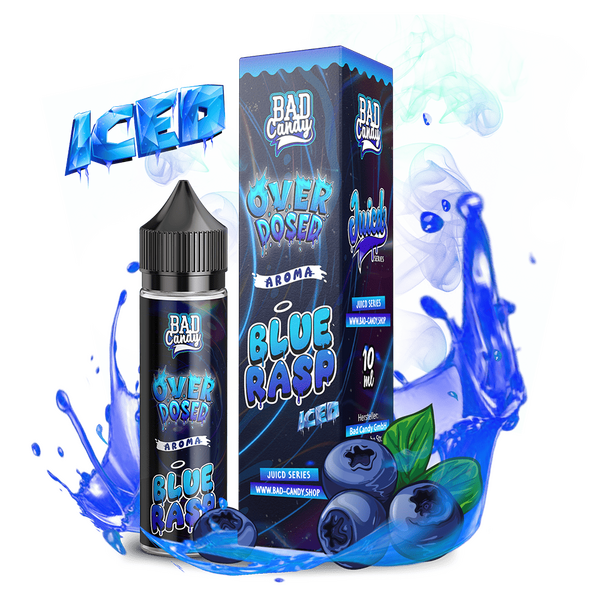 Aroma Blue Rasp Iced - Bad Candy Juicd