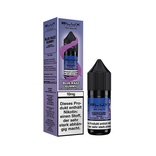 Elux Nikotinsalz Blue Razz Gummy Liquid Elux Nikotinsalz Blue Razz Gummy Liquid