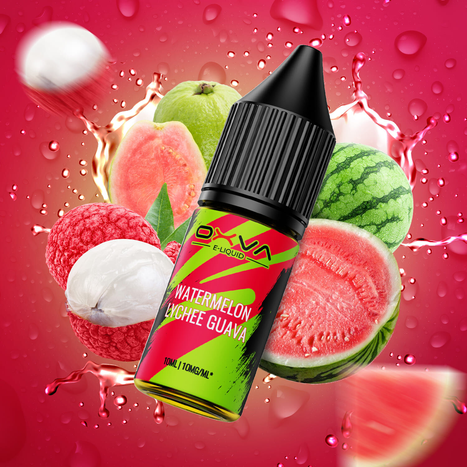 Liquid Watermelon Lychee Guava - Oxva E-Liquid Nikotinsalz