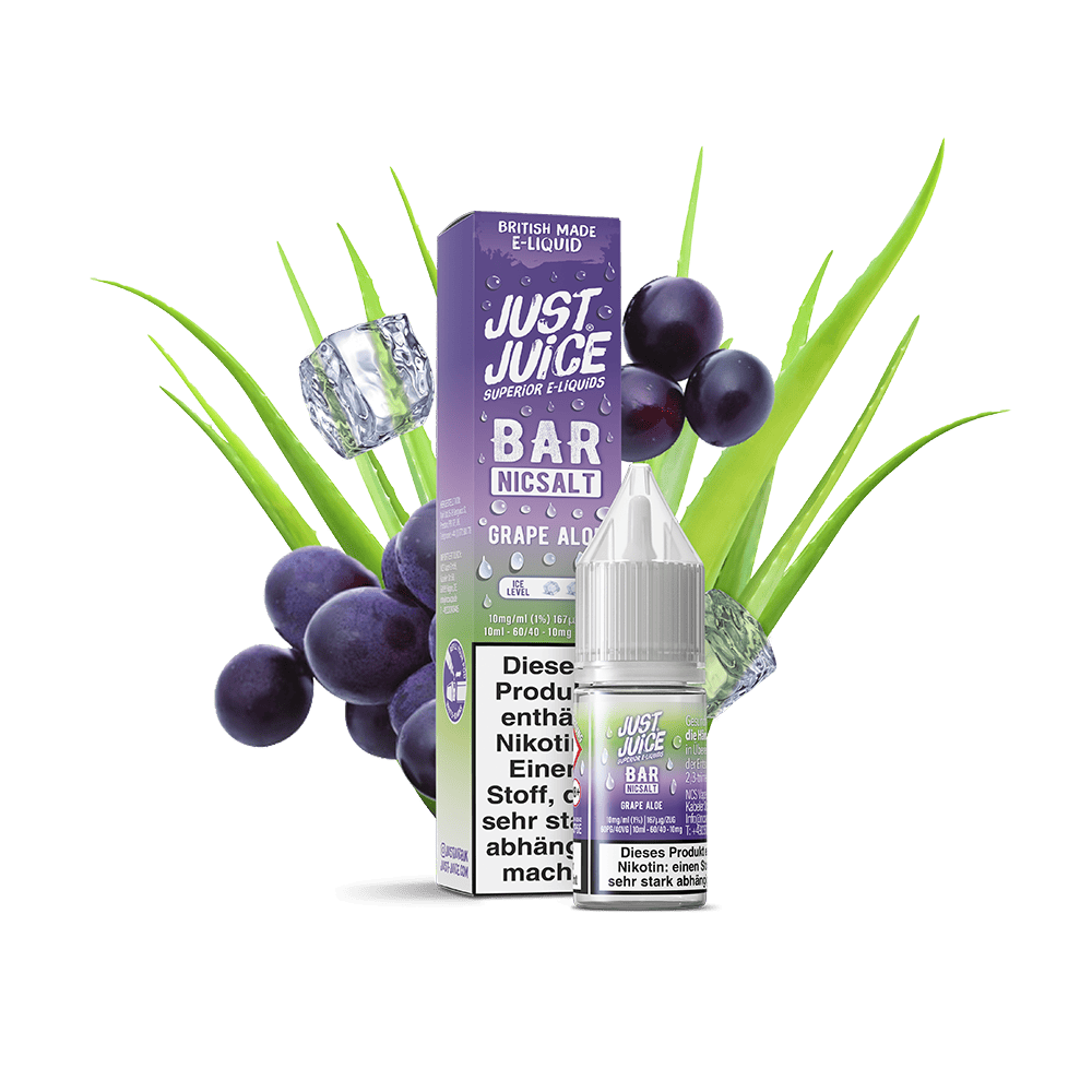 Liquid Grape Aloe - Just Juice Bar Nikotinsalz Liquid Grape Aloe - Just Juice Bar Nikotinsalz