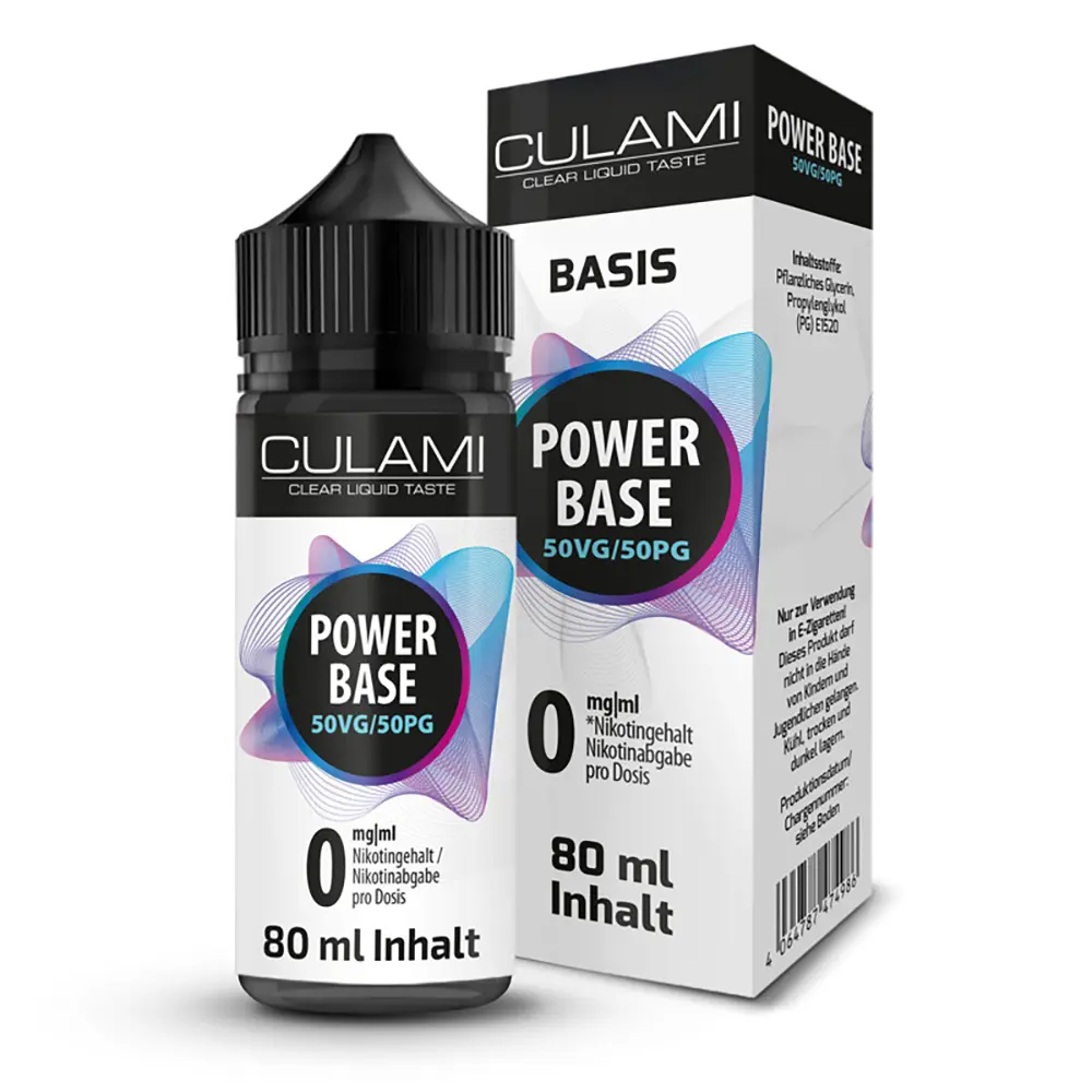 Culami Power Base - - 0mg 80ml Culami Power Base - - 0mg 80ml