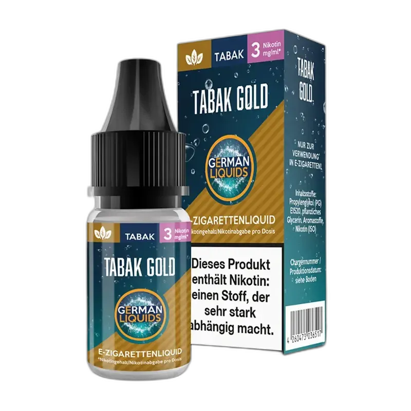 Tabak Gold Liquid German Liquids Premium Geschmack Tabak Gold Liquid German Liquids Premium Geschmack