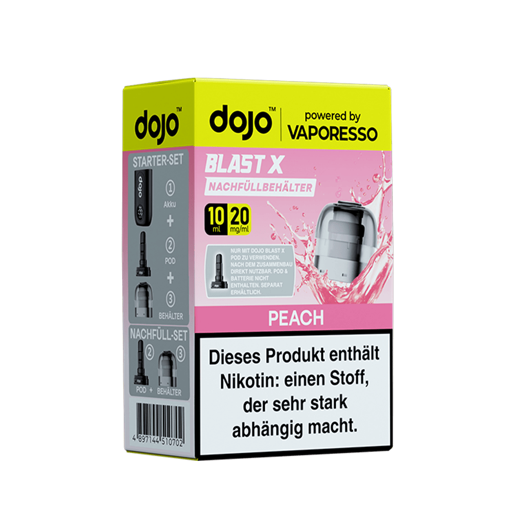 Vaporesso dojo Blast X Einweg Pod - Peach - 20mg