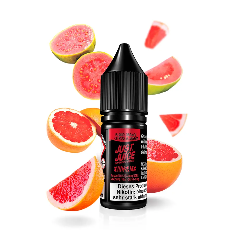 Just Juice Nikotinsalz - Blood Orange Citrus & Guava - 10ml 